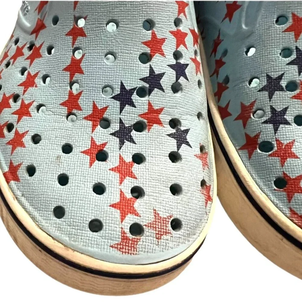 Native Miles C11 Patriotic Stars Sneaker Sandals